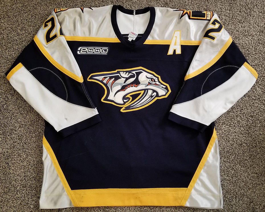 Preds Threads A Timeline of Predators Jerseys